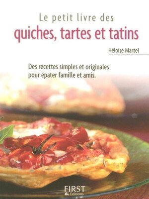 cover image of Quiches, tartes et tatins